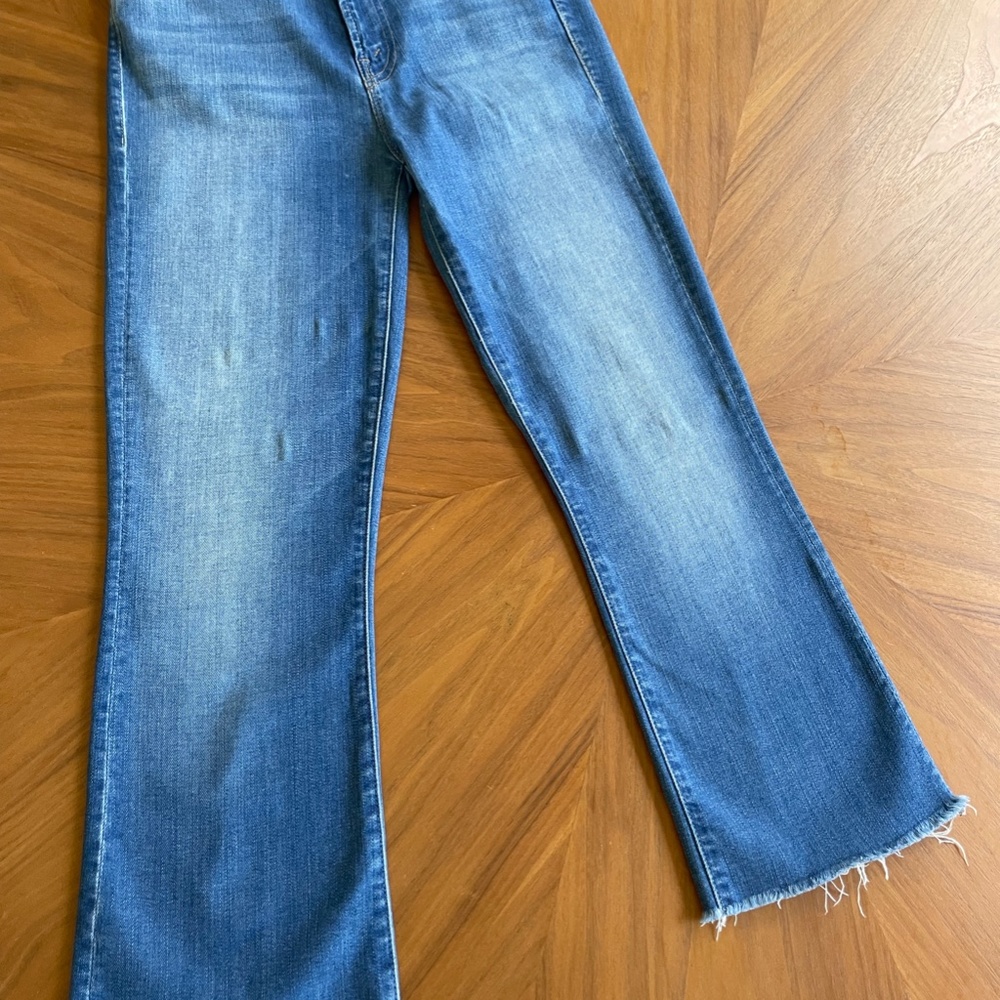 Mother Hustler Ankle Fray Denim - Size 25